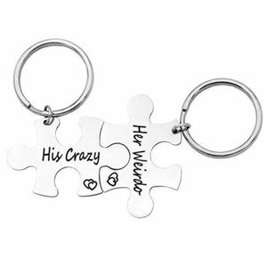 His Crazy & Her Weirdo Keychains